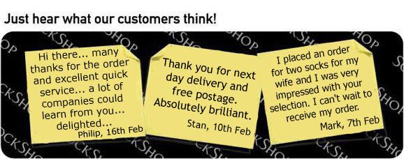 What our customers think at SockShop.co.uk - 21st February 2011