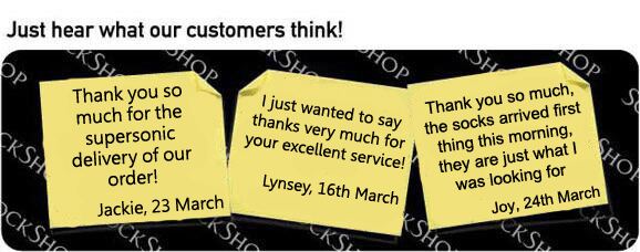What our customers think at SockShop.co.uk - 28th March 2011