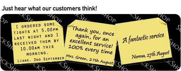 What our customers think at SockShop.co.uk - 6th September 2010
