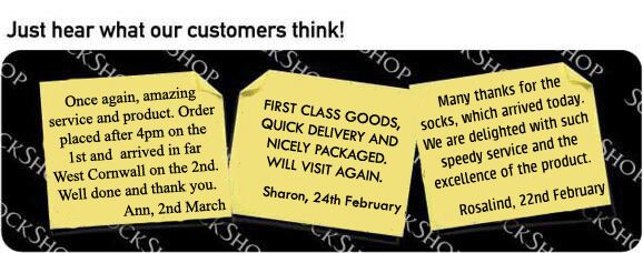 What our customers think at SockShop.co.uk - 7th March 2011