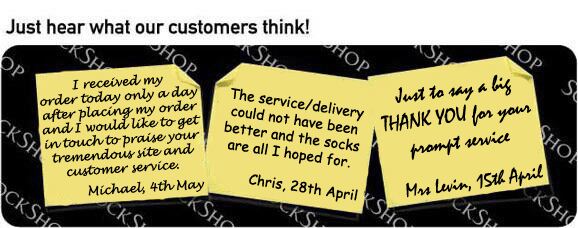 What our customers think at SockShop.co.uk - 9th May 2011