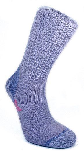 Ladies 1 Pair Bridgedale Comfort Trekker Sock With Low Tension Cuff & Woolfusion For All Day Com