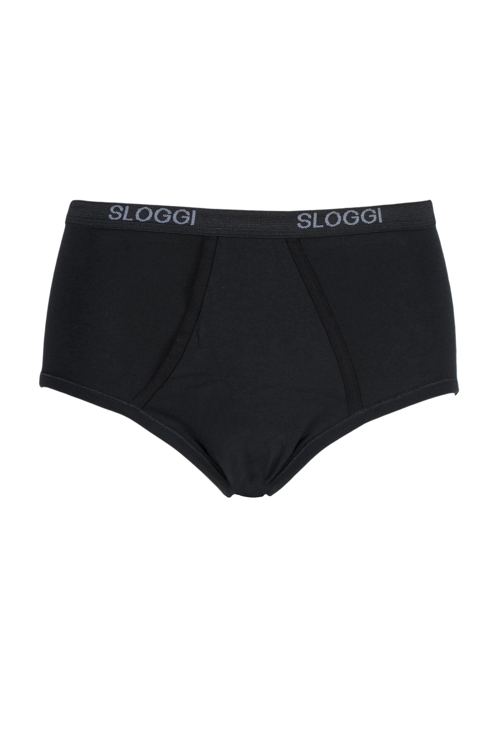 Image of 1 Pack Black Basic Maxi Brief Men's 42 Mens - Sloggi