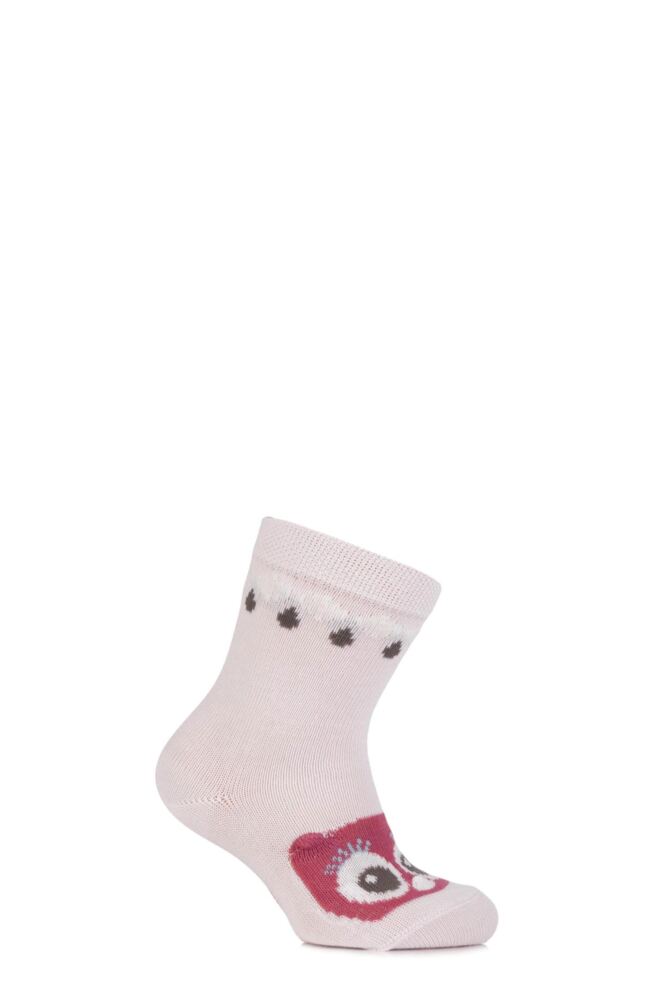 BABIES 1 PAIR FALKE COTTON OWL SOCKS WITH 3D EARS AND NOSE