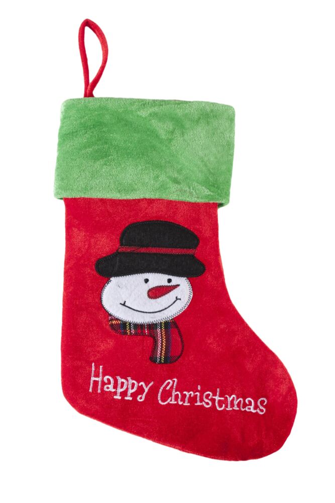 Snowman Happy Christmas Christmas Stocking