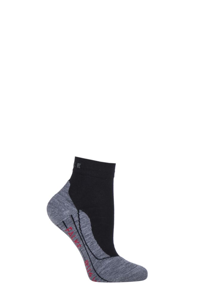 <div class="font-weight-bold">FALKE</div>Womens RU4 Light Volume Ergonomic Cushioned Short Running Socks