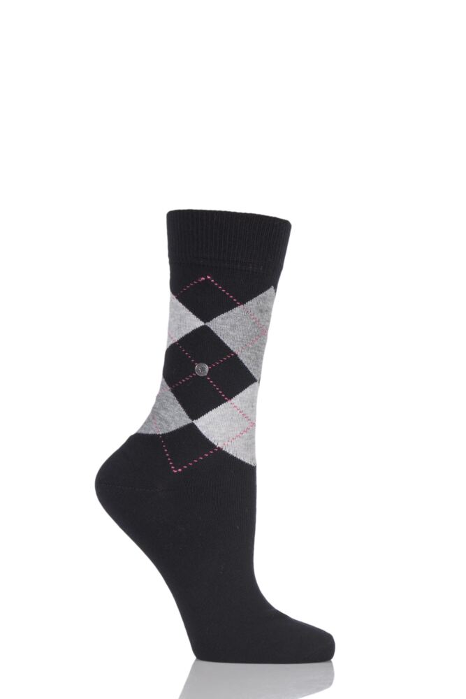  Burlington Queen Argyle Cotton Socks