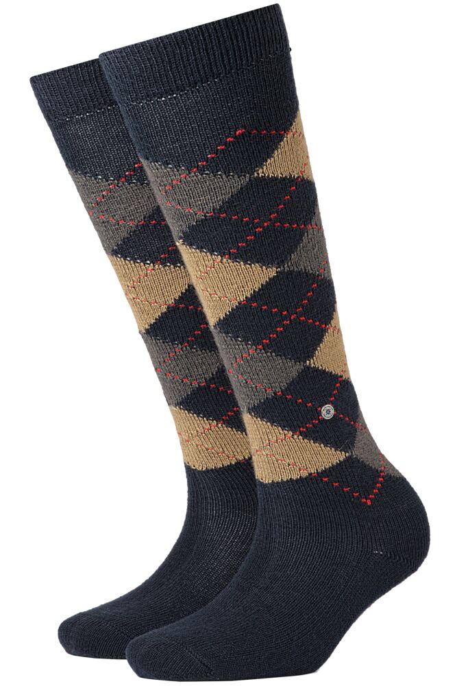 Burlington Whitby Extra Soft Argyle Knee High Socks