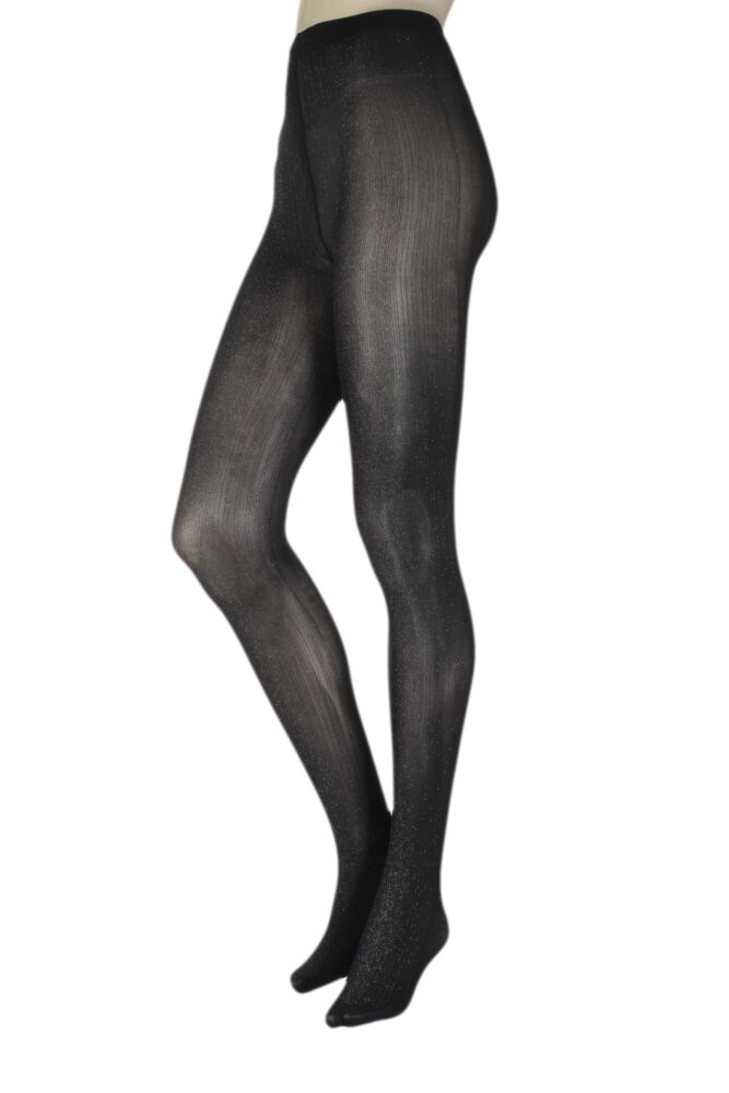 FALKE STARDUST GLITTER STRIPE TIGHTS