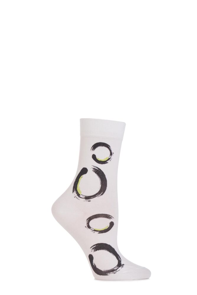 FALKE COTTON TOUCH PAINTED CIRCLE SOCKS