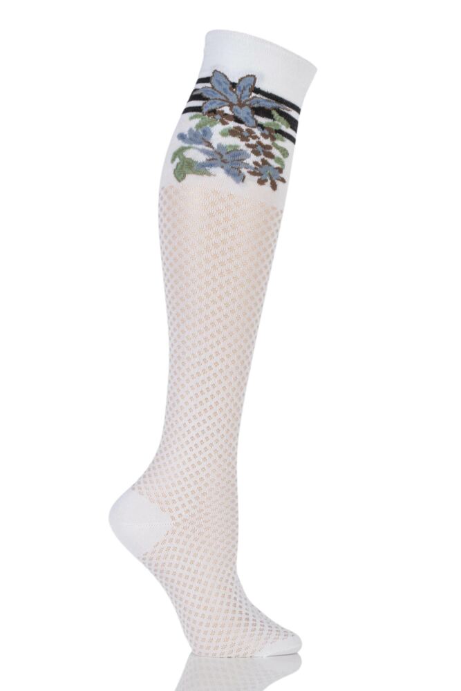 Falke Active Floral Honeycomb Knee High Socks