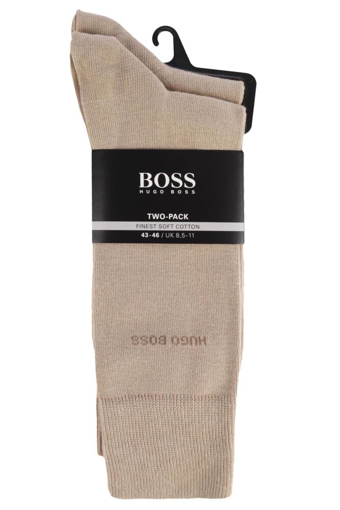 Mens Hugo Boss Plain 75 Cotton Socks from
