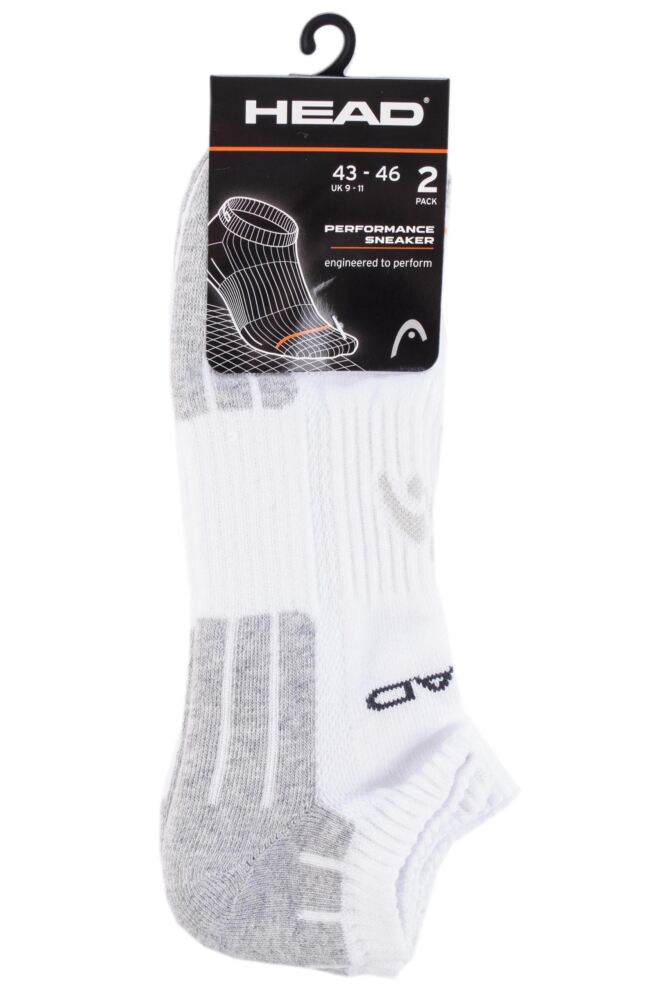 Head Performance Sport Sneaker Socks In White