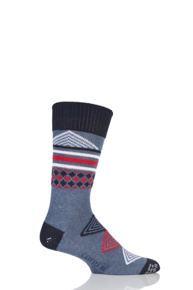 CORGI HEAVYWEIGHT WOOL AZTEC SOCKS