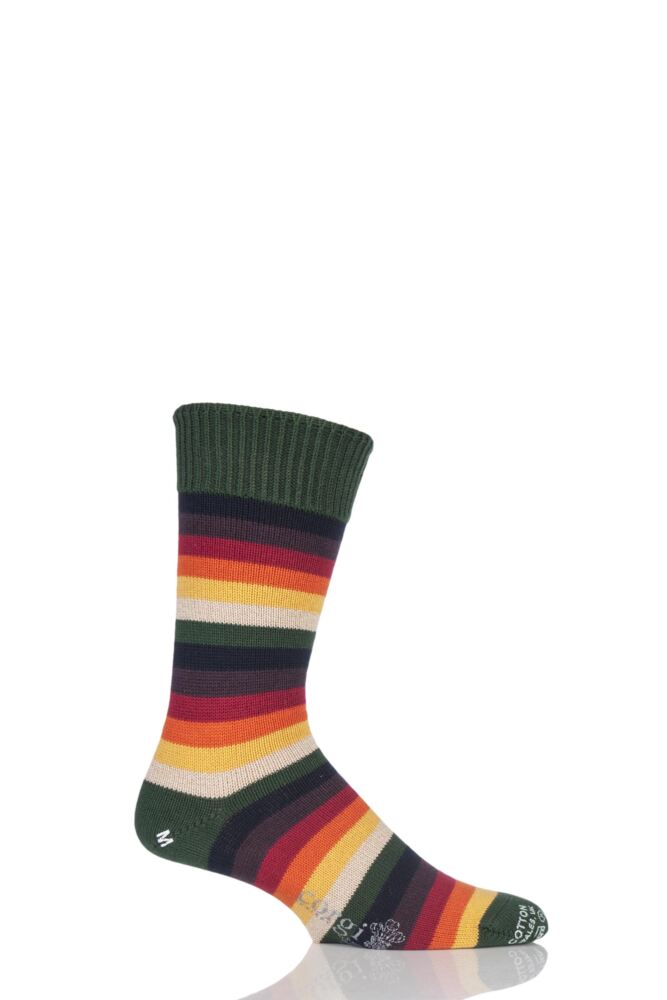 CORGI HEAVYWEIGHT 100% COTTON BOLD STRIPED SOCKS