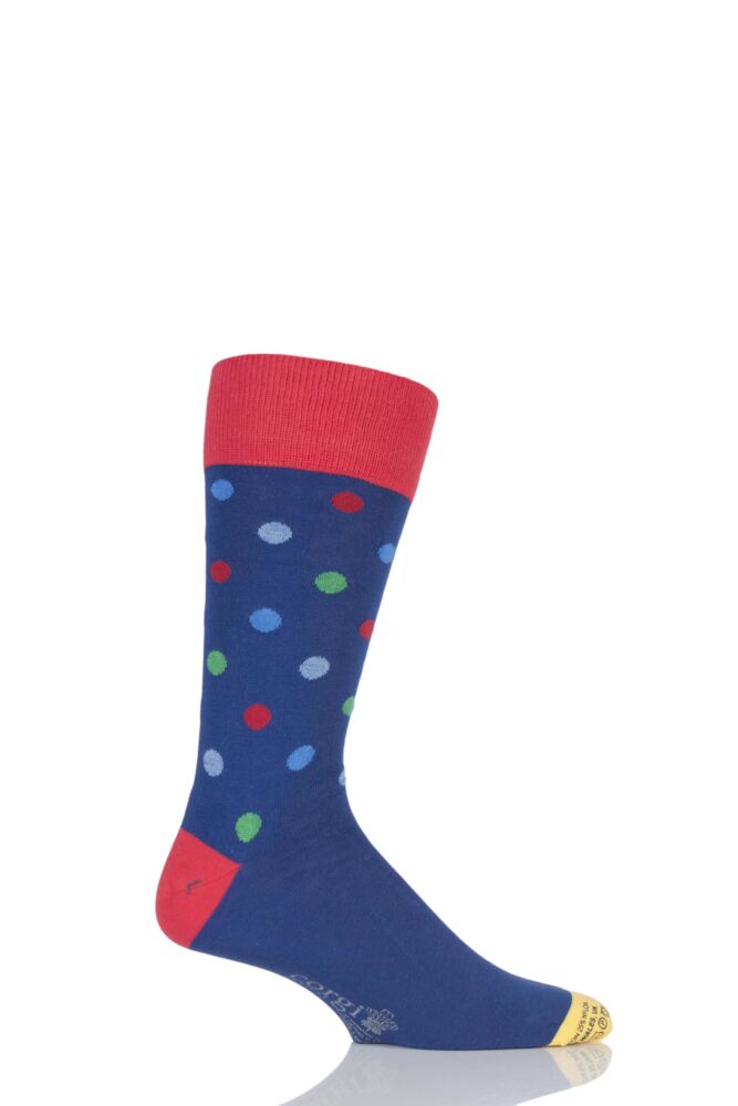 CORGI LIGHTWEIGHT COTTON MULTI SPOTTY SOCKS