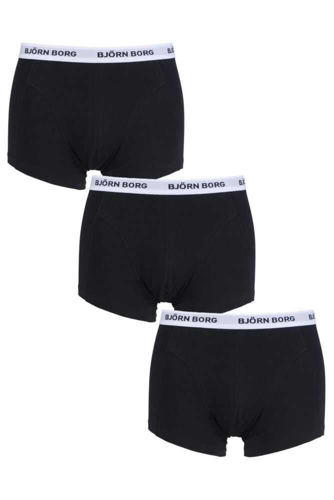 BJORN BORG CONTRAST SOLID BOXER SHORTS