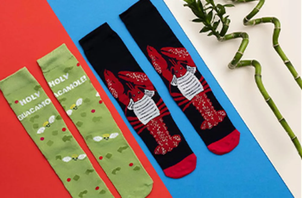 How are bamboo socks made?