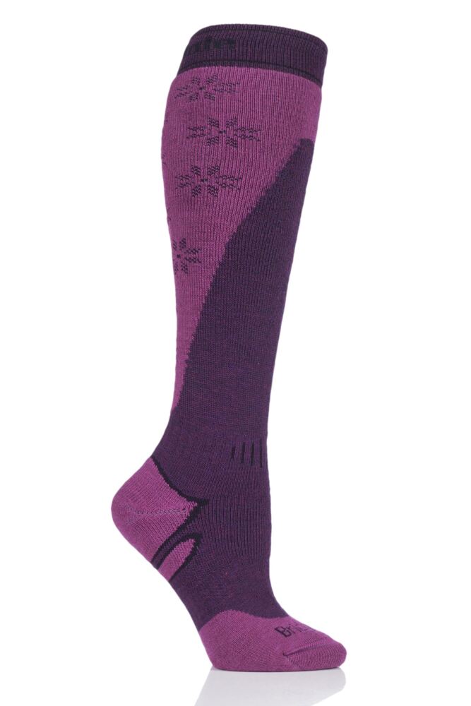 BRIDGEDALE SNOWFLAKE MERINO ENDURANCE MIDWEIGHT SKI SOCKS