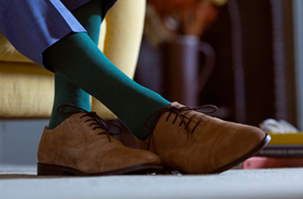 white socks with brown dress shoes Chocolate Solid