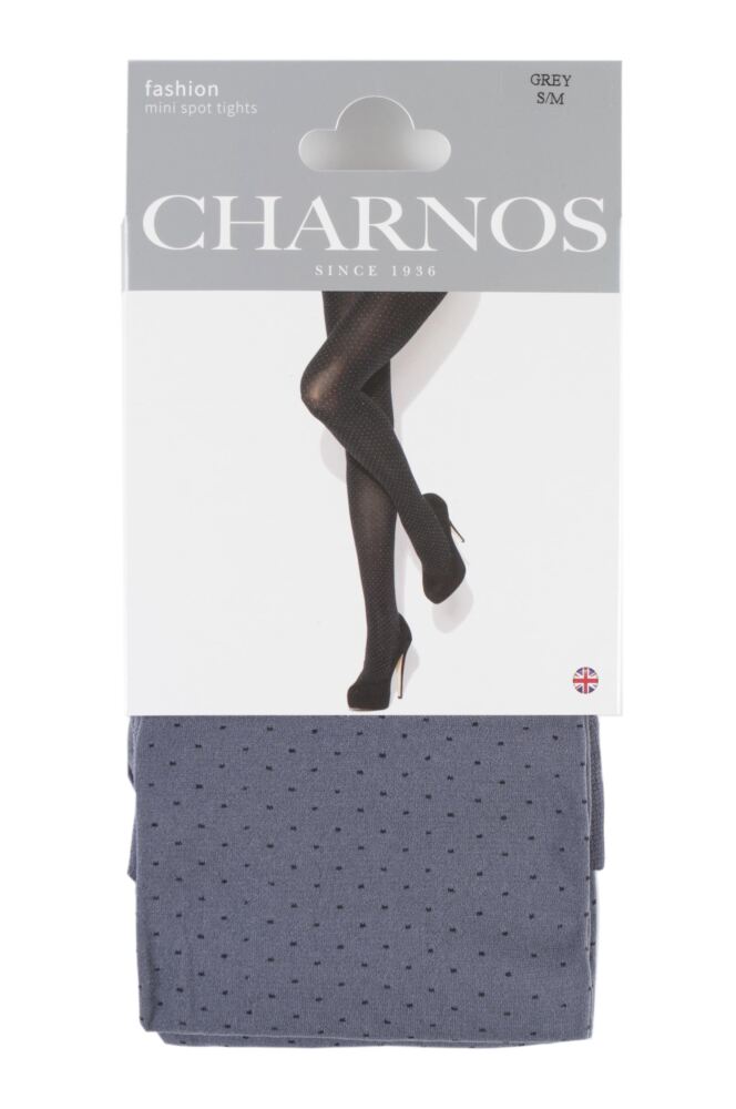 Ladies Charnos Mini Spot Opaque Tights from