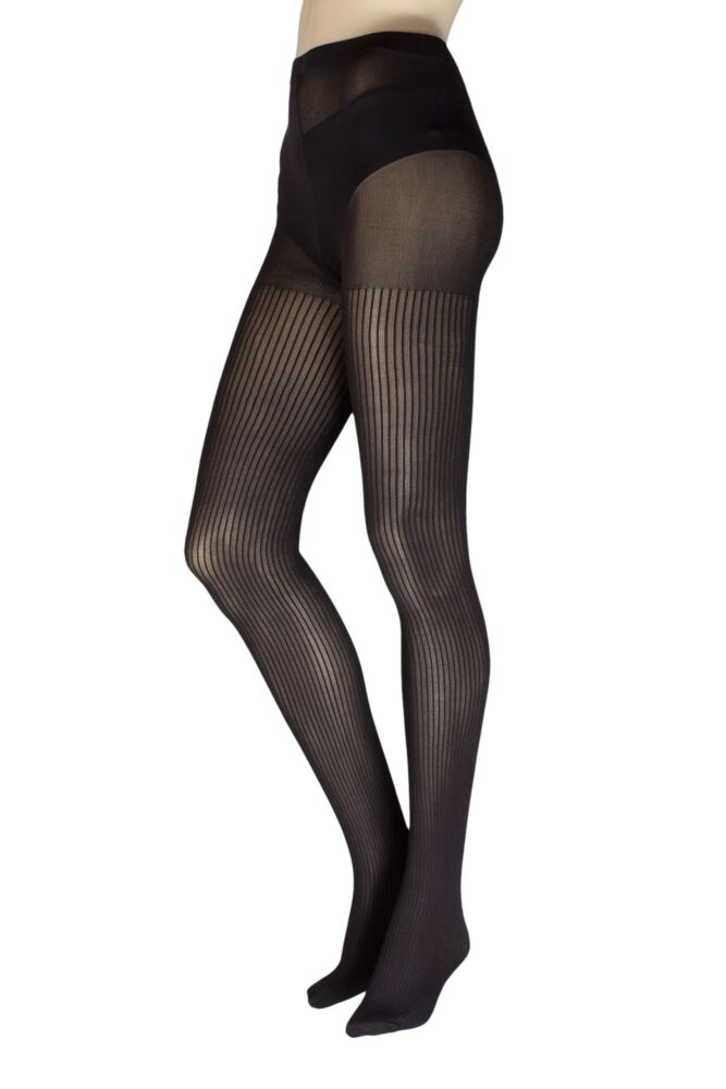 <div class="font-weight-bold">Charnos</div>Womens Fashion Ribbed Tights