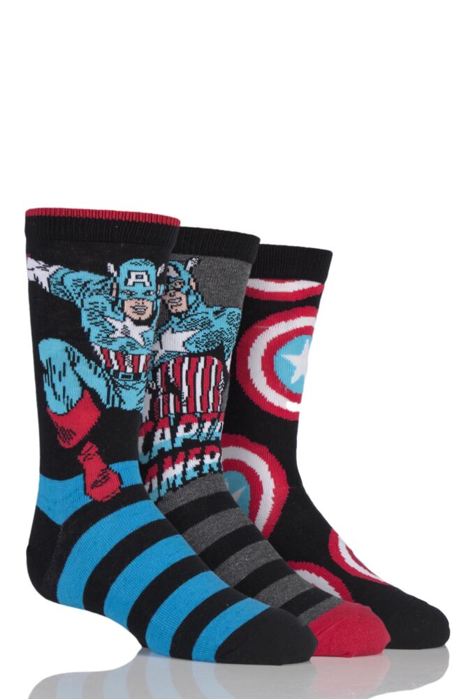  SockShop Marvel Captain America Mix Cotton Socks