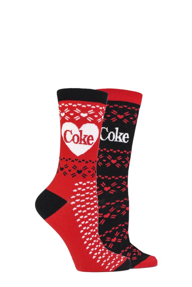 COCA COLA FAIR ISLE TRUE SOCKS