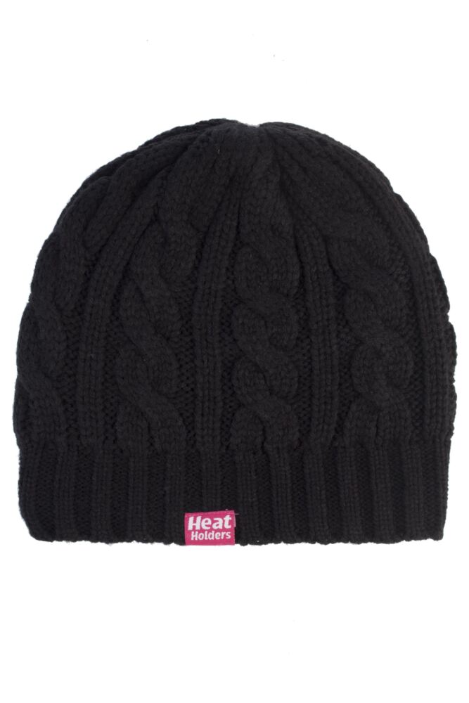 SockShop Heat Holders Cable Knit Hat