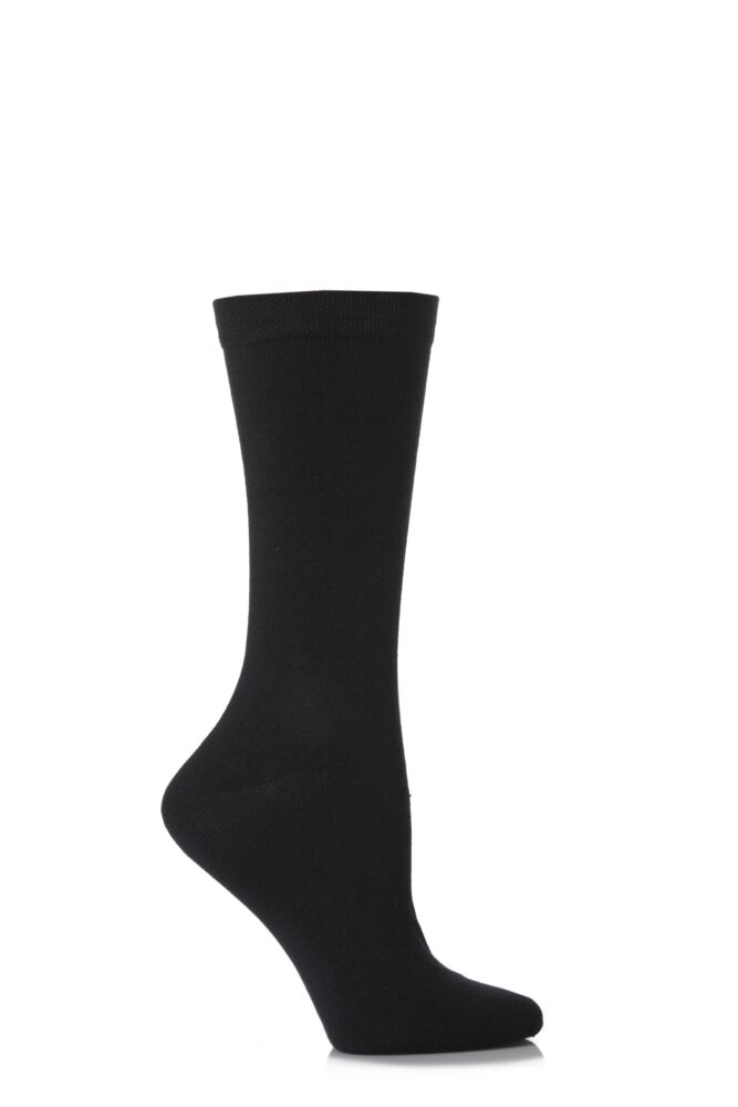 SockShop Colours Outstanding Quality and Value Plain Navy Cotton Socks