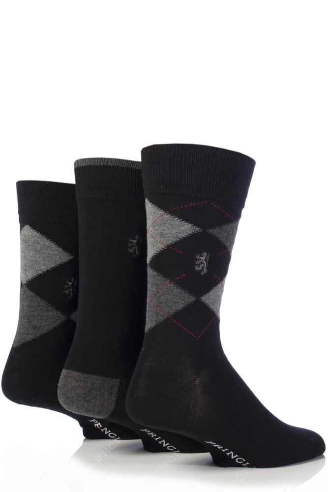 Pringle Classic Bamboo Argyle Socks