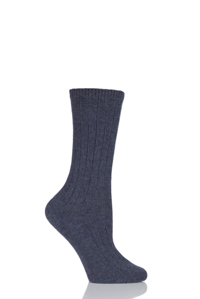 London 100% Cashmere Bed Socks