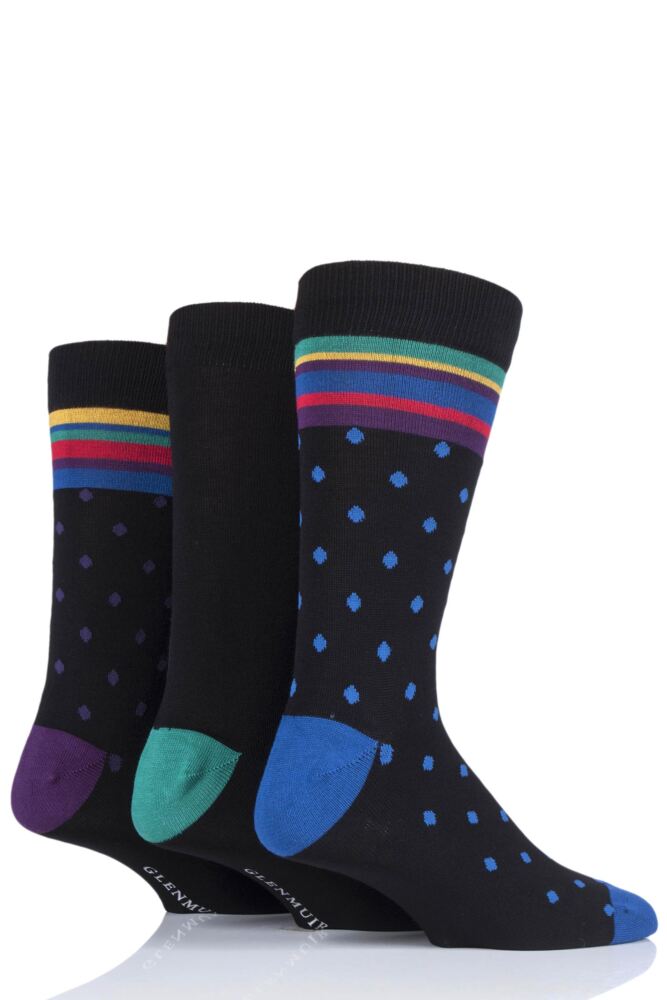 GLENMUIR GIFT BOXED SPOT BAMBOO SOCKS