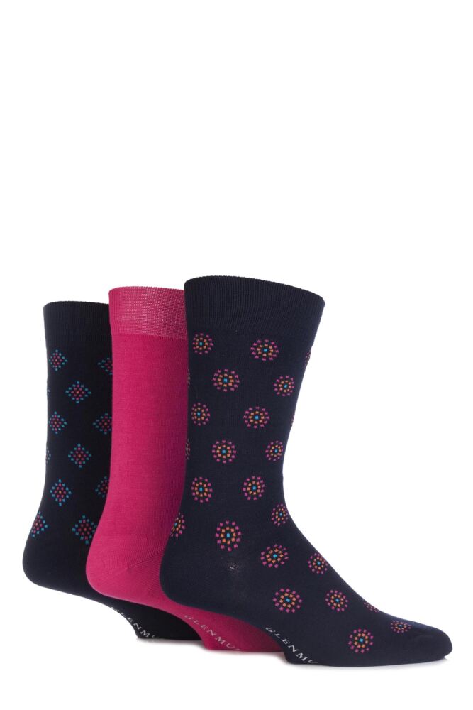 Glenmuir Plain and Patterned Bamboo Socks