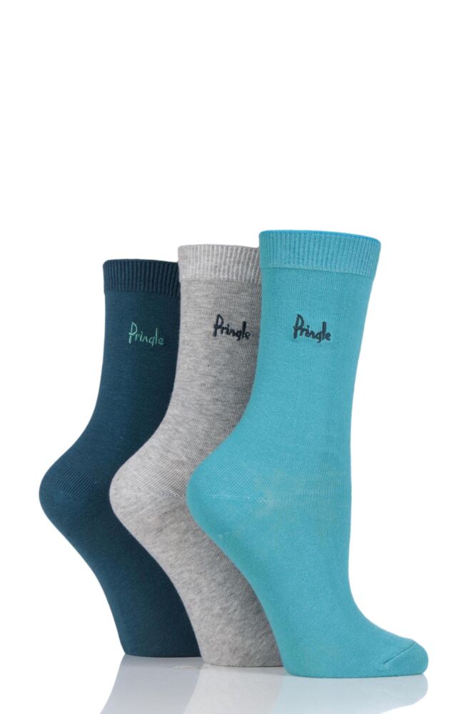 Ladies Pringle Tiffany Plain Trouser Socks | SockShop