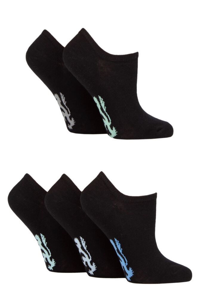 <div class="font-weight-bold">Pringle</div>Womens Cotton Plain Trainer Socks 5-Pair