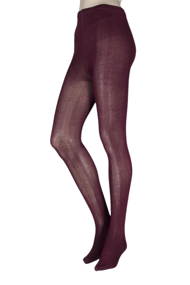  Ladies 1 Pair Elle Plain Bamboo Tights - Sale