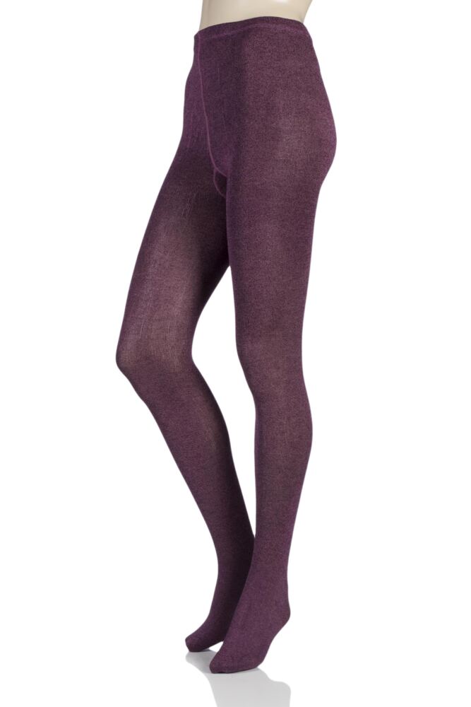  Ladies 1 Pair Elle Plain Bamboo Tights