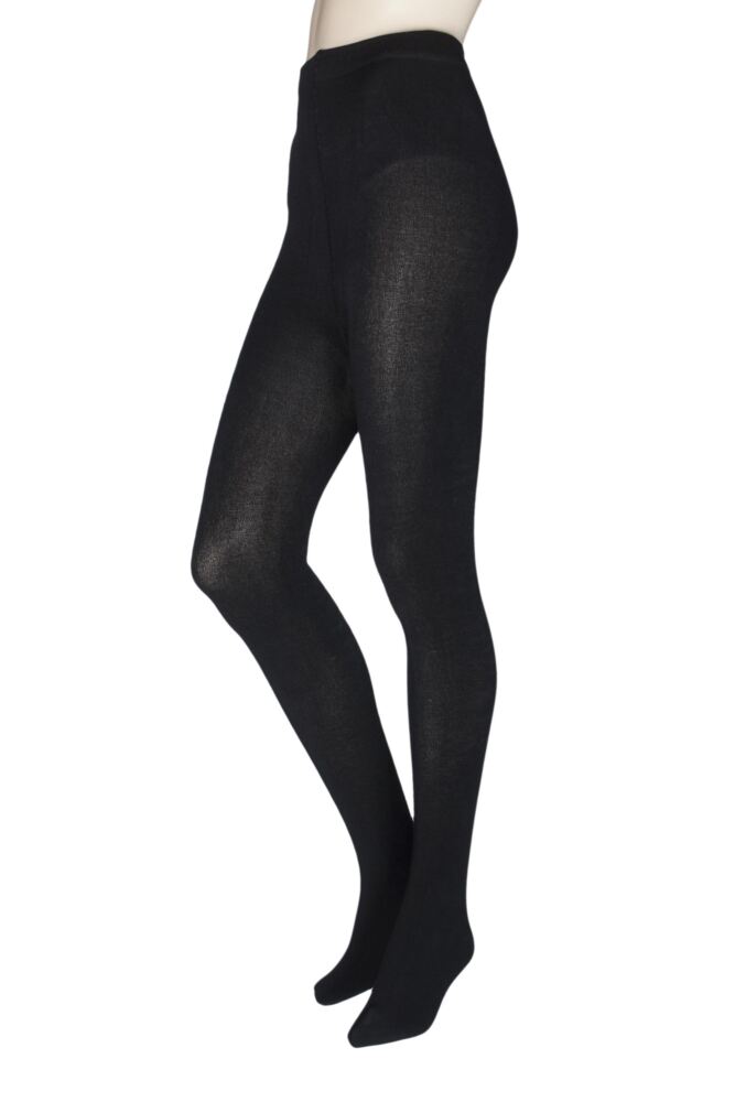  Ladies 1 Pair Elle Brushed Inside Bamboo Tights