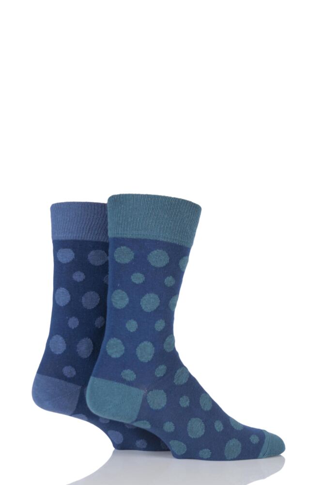 HJ HALL GENERATION V COTTON POLPERRO SPOTTY SOCKS