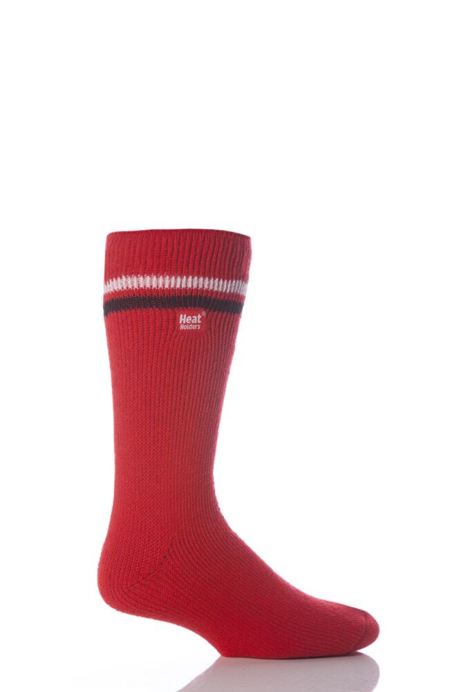 Heat Holders For Football Fans Socks In Red, White & Black