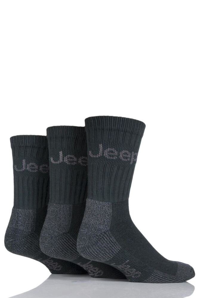  Mens 3 Pair Jeep Luxury Terrain Socks