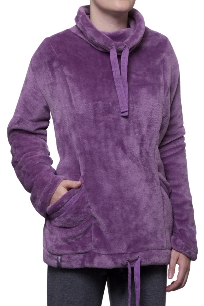 SockShop Heat Holders Snugover Fleece Jumper In Purple