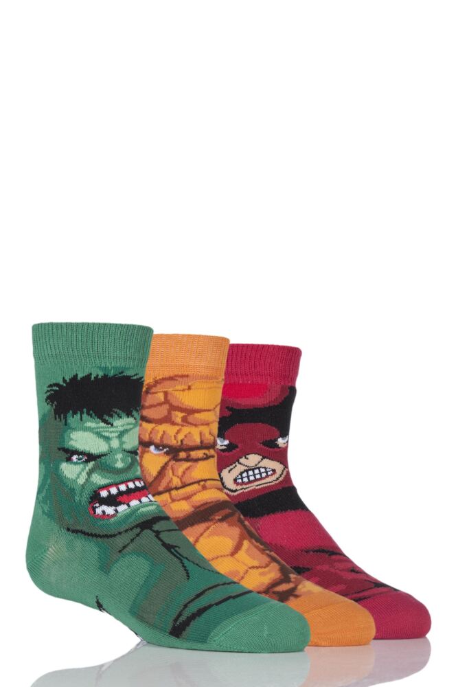 Marvel Heroes Socks - Hulk, Juggernaut and Thing