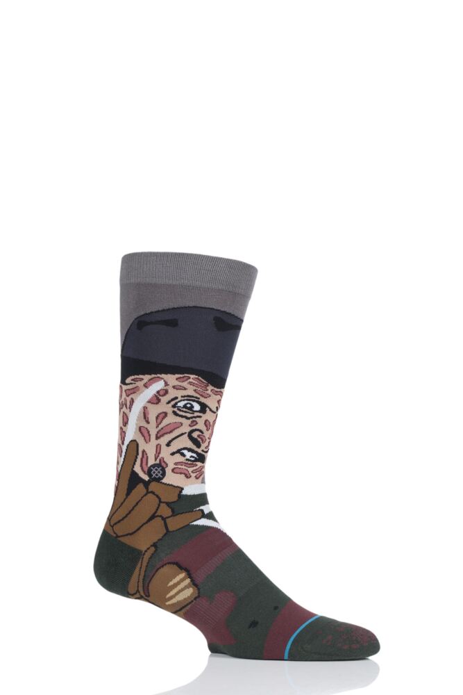Mens 1 Pair Stance A Nightmare on Elm Street Freddy Socks
