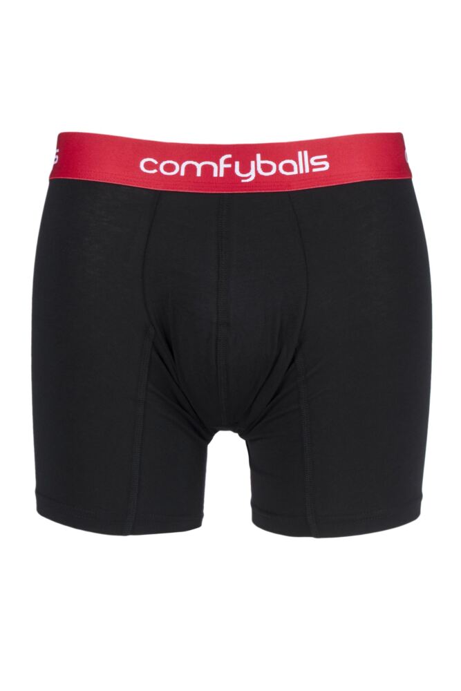 MENS 1 PAIR COMFYBALLS LONGER LEG COTTON BOXER SHORTS