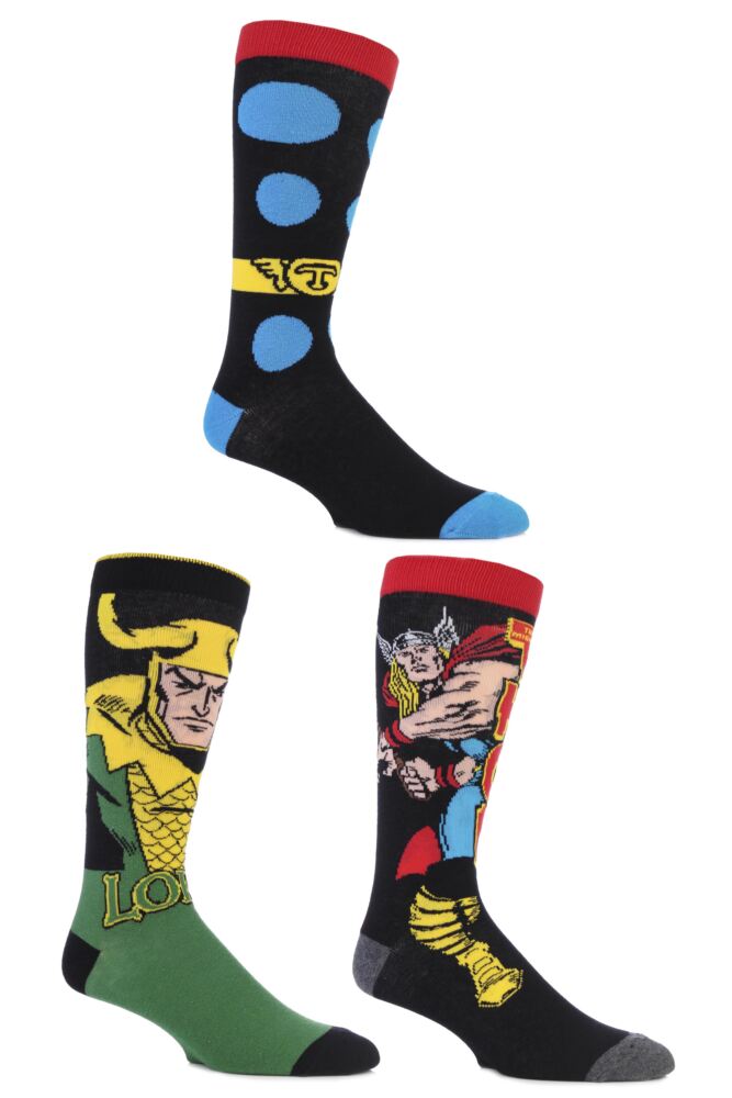  SockShop Marvel Thor and Loki Cotton Socks