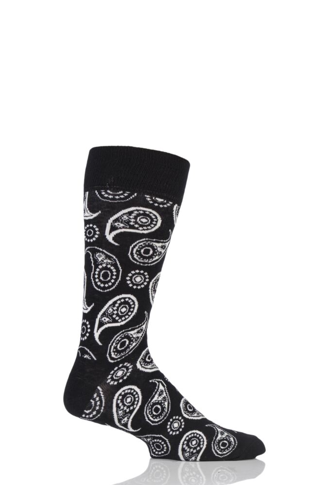 Happy Socks Paisley Combed Cotton Socks