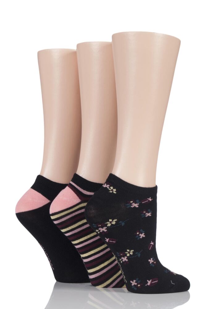 SockShop Insect Patterned Bamboo Trainer Socks