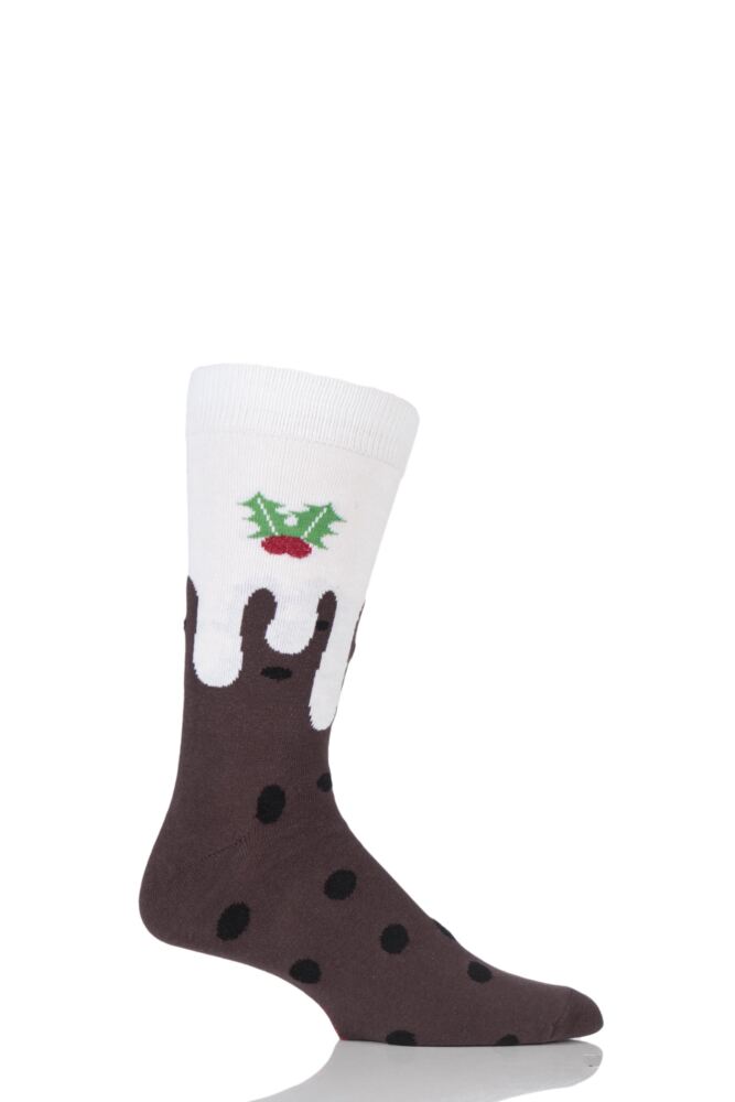 SOCKSHOP DARE TO WEAR CHRISTMAS PUDDING COTTON SOCKS